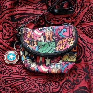 Marvel Comic Print Purse Small